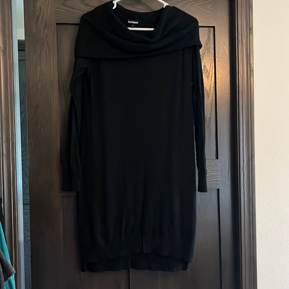 Off the shoulder sweater dress